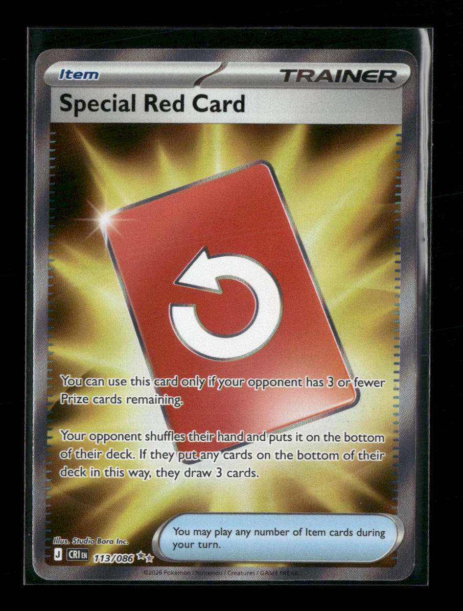 ME04: Chaos Rising Special Red Card #113/086