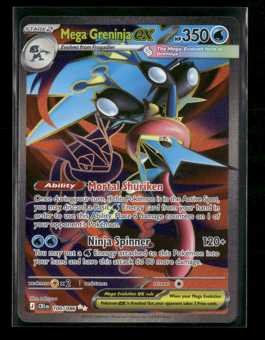 ME04: Chaos Rising Mega Greninja ex #100/086