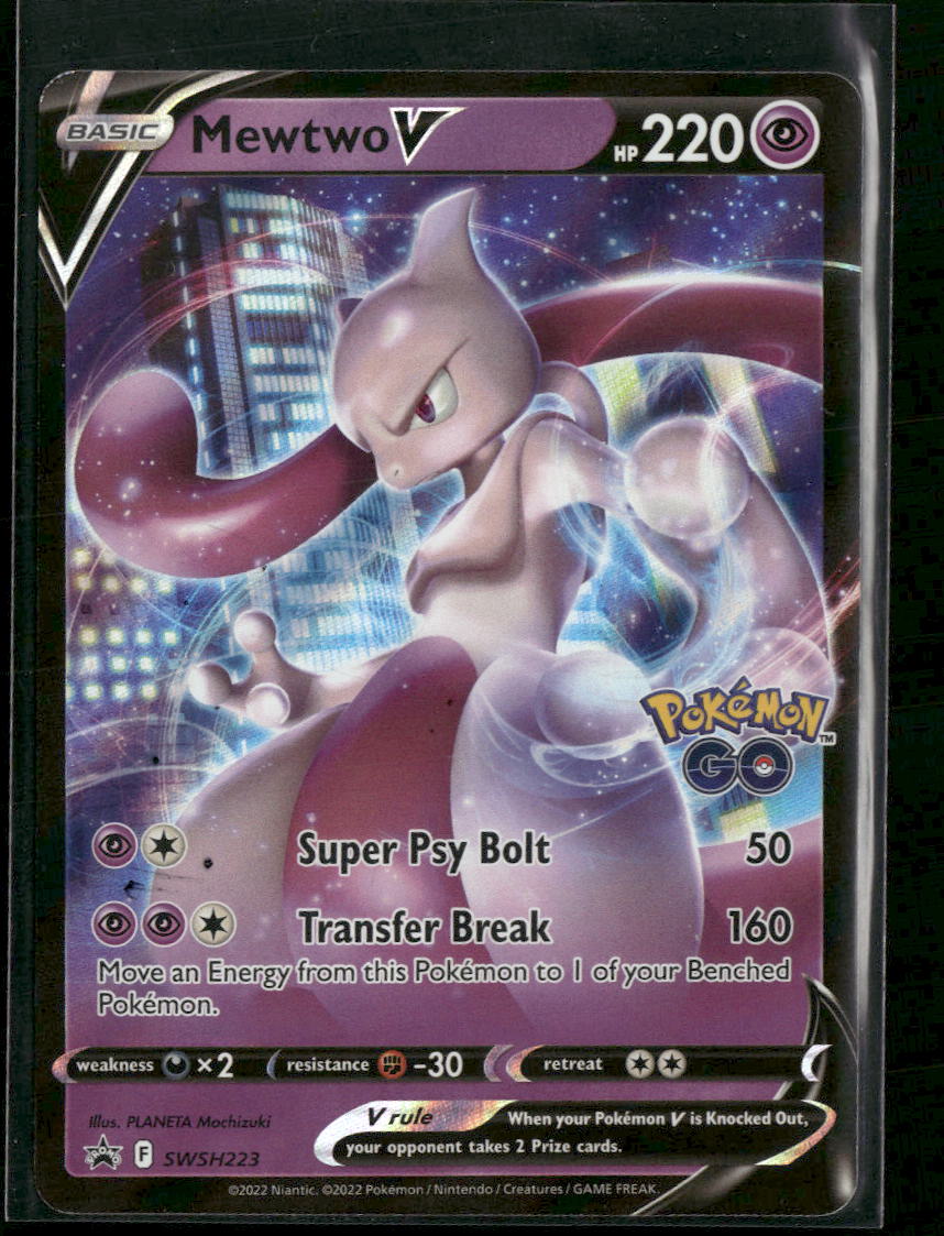 SWSH: Sword & Shield Promo Cards Mewtwo V #SWSH223