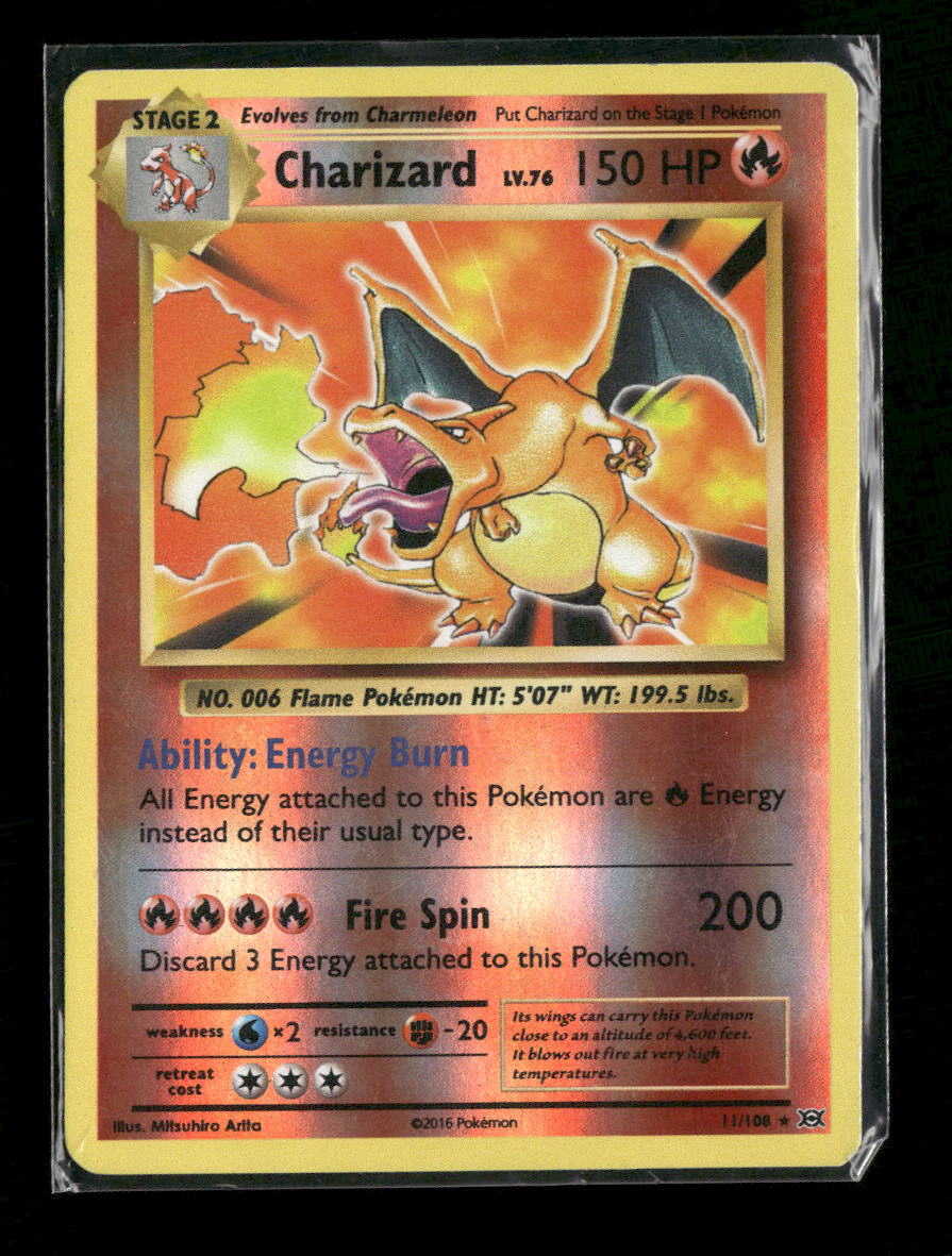 XY - Evolutions Charizard Reverse Holo #11/108