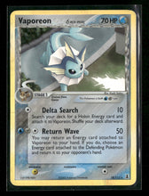 Delta Species Vaporeon (Delta Species) #18/113 *Damaged*