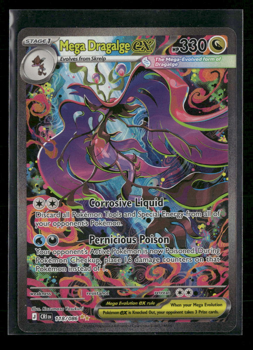 ME04: Chaos Rising Mega Dragalge ex #118/086