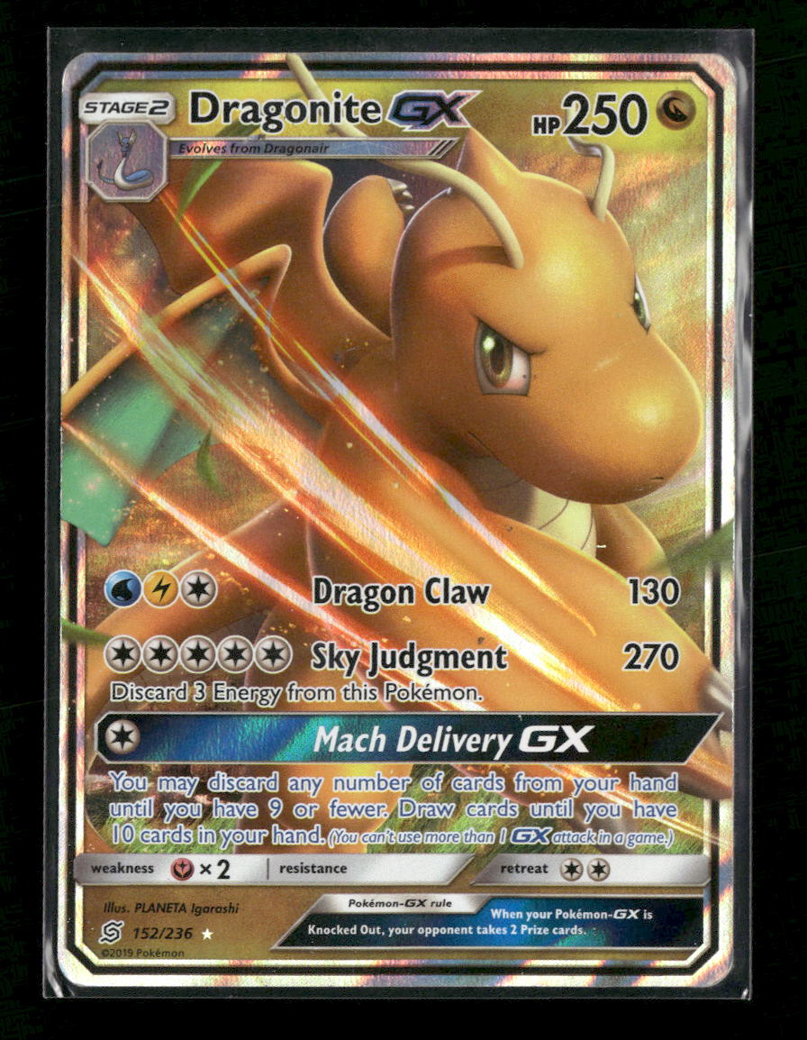 SM - Unified Minds Dragonite GX #152/236