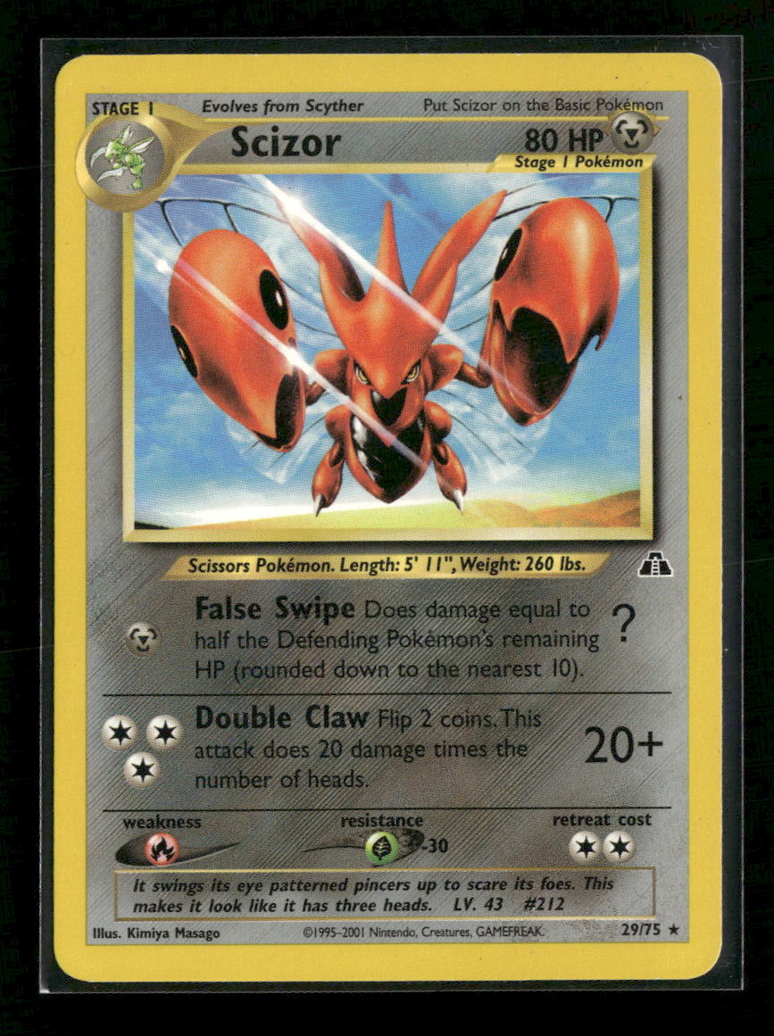Neo Discovery Scizor (29) Unlimited #29/75