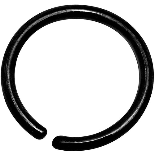 18G 5/16 Black Anodized Annealed Steel Seamless Circular Ring