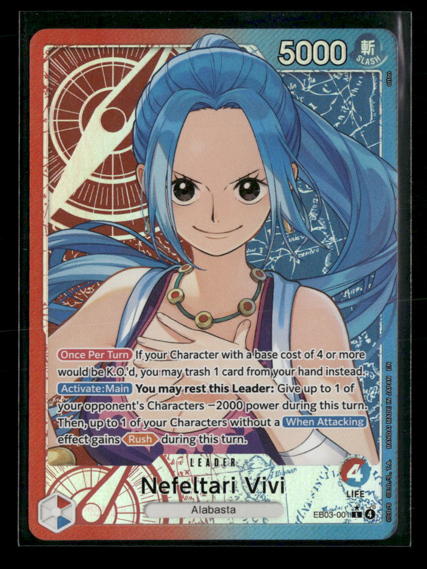 One Piece Heroines Edition Nefeltari Vivi (Alternate Art) #EB03-001