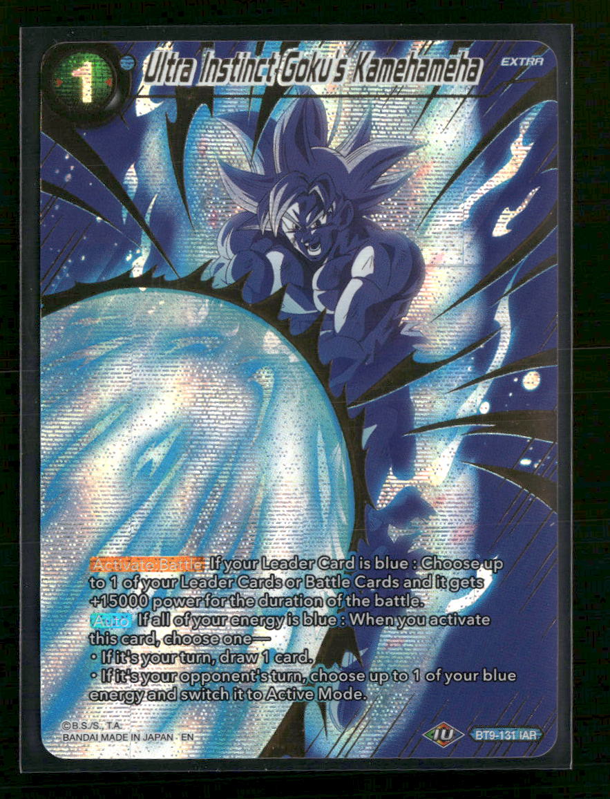 History of Son Goku Ultra instinct Goku's Kamehameha #BT9-131