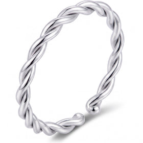 18G 5/16 Annealed Steel Seamless Braided Circular Ring