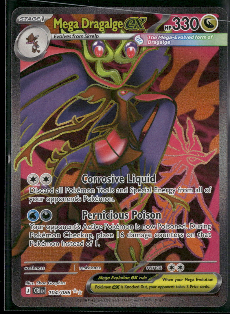 ME04: Chaos Rising Mega Dragalge ex #104/086