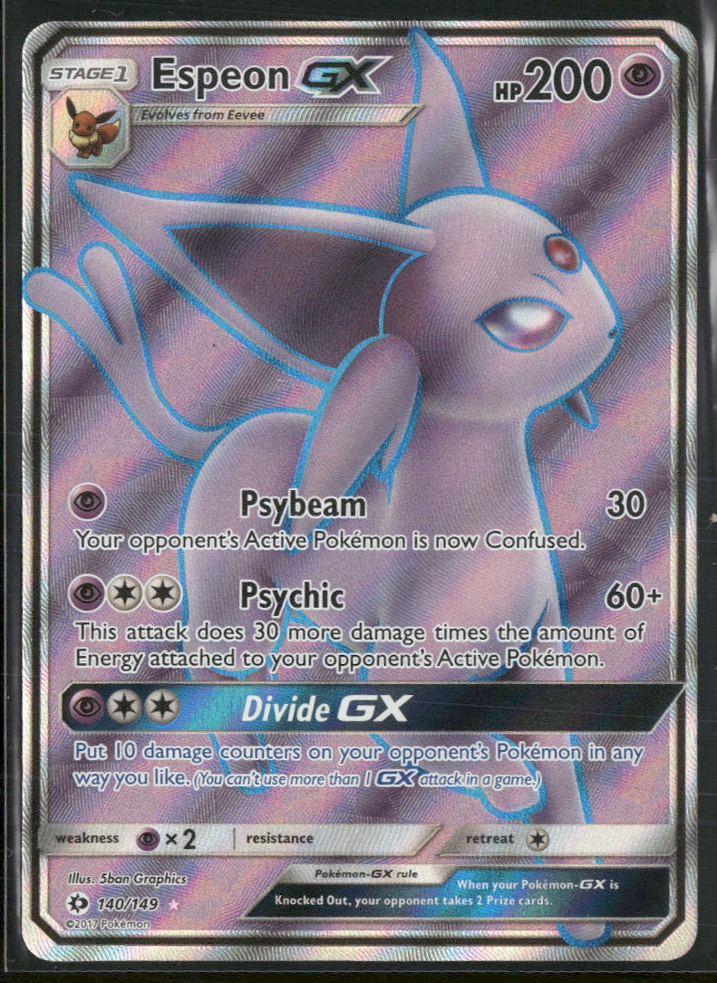 SM Base Set Espeon GX (Full Art) #140/149