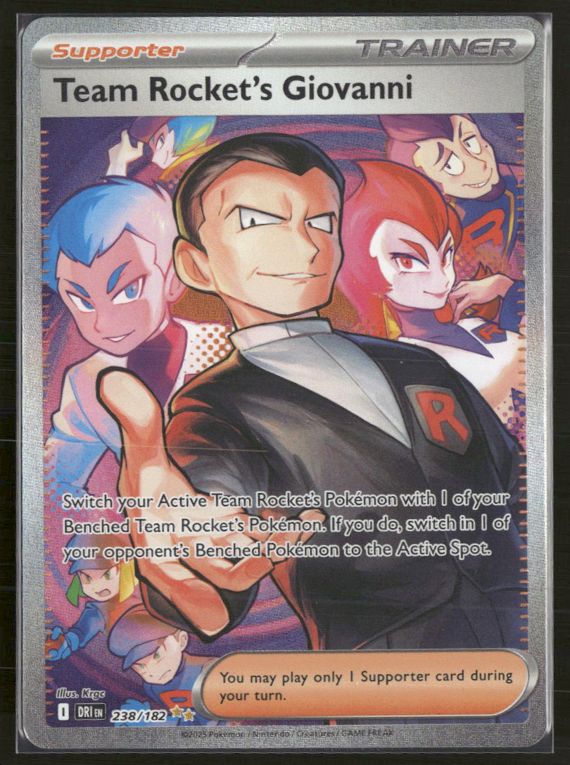 SV10: Destined Rivals Team Rocket's Giovanni #238/182