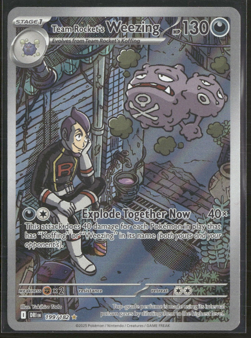 SV10: Destined Rivals Team Rocket's Weezing #199/182