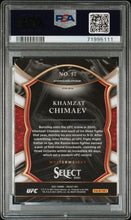 2021 Panini Select Ufc Silver Prizm Khamzat Chimaev 10 PSA #57