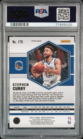 2020 Panini Mosaic Green Mosaic Stephen Curry 9 PSA #175