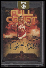 2025-26 Topps 3 Full Court Signs Bronze Spud Webb #/25 Auto #FS-SW
