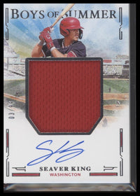 2025 Panini Boys of Summer Jumbo Material Signatures Seaver King #/99