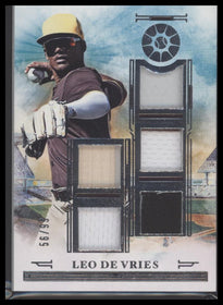 2025 Panini Boys of Summer Five Tool Player Materials Leo De Vries #/99 #FTM-LDV