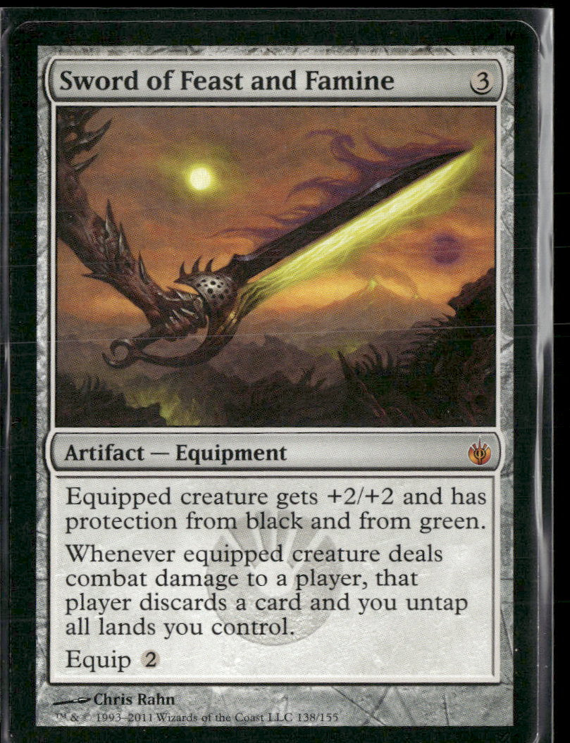 Mirrodin Besieged Sword of Feast and Famine #138