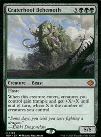 Tarkir: Dragonstorm Craterhoof Behemoth #138