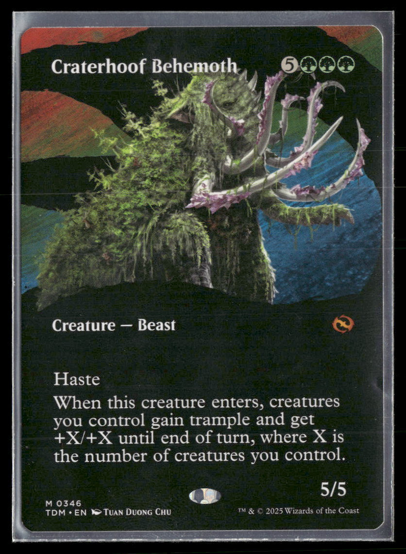 Tarkir: Dragonstorm Craterhoof Behemoth (Borderless) #346