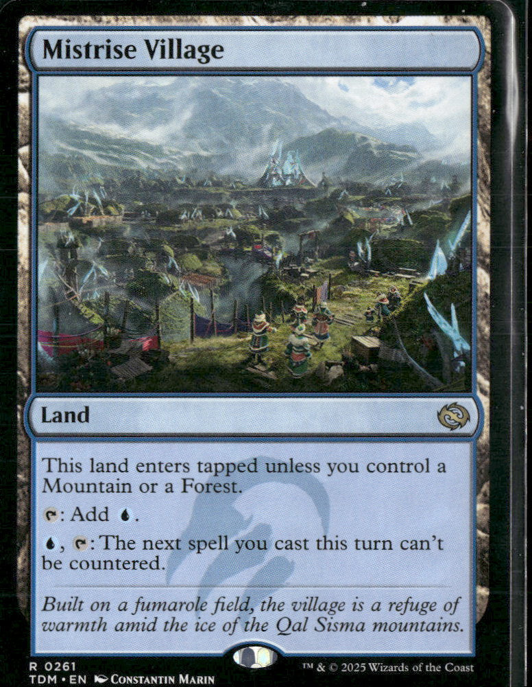 Tarkir: Dragonstorm Mistrise Village #261