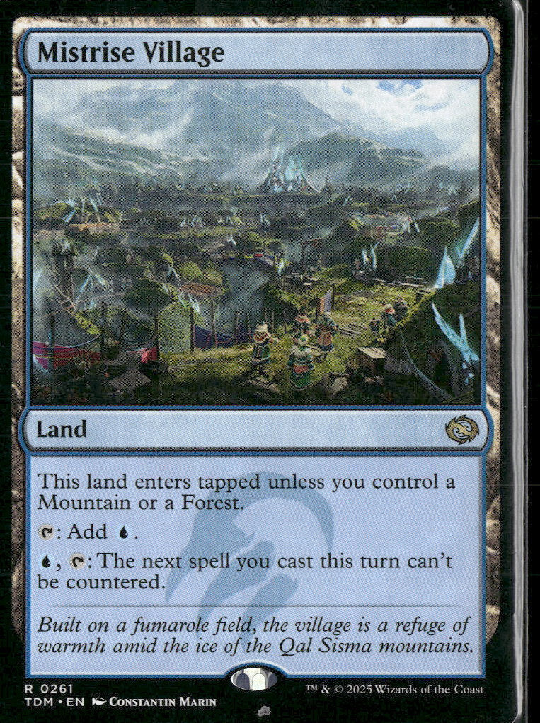Tarkir: Dragonstorm Mistrise Village #261