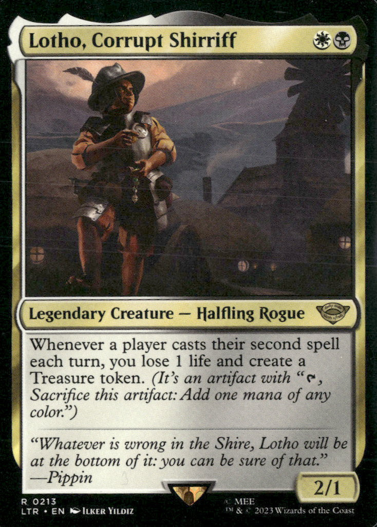 UB The Lord of the Rings: Tales of Middle-earth Lotho, Corrupt Shirriff #213