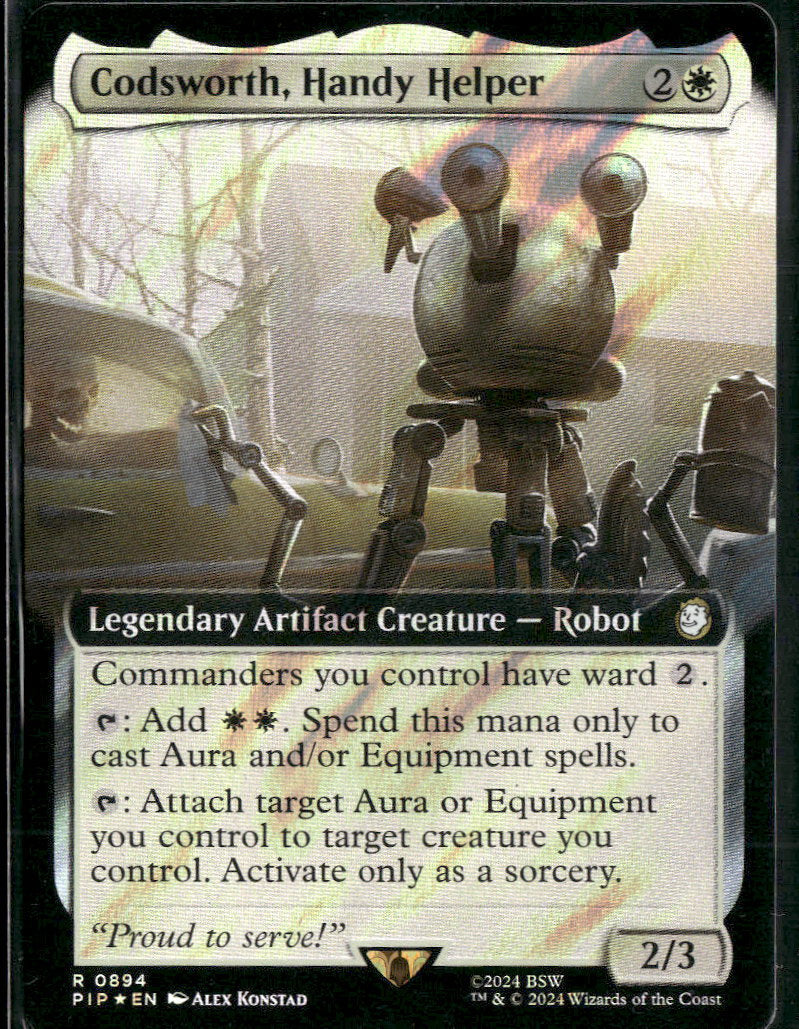 UB Fallout Codsworth, Handy Helper (Extended Art) (Surge Foil) #894