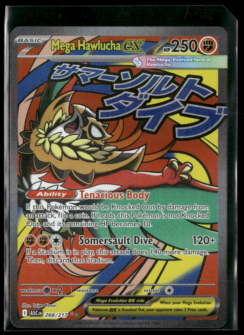 ME: Ascended Heroes Mega Hawlucha ex #268/217