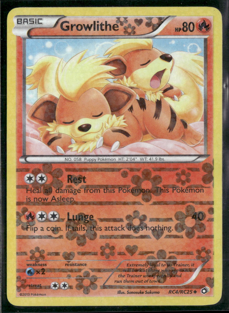 Legendary Treasures: Radiant Collection Growlithe #RC4/RC25