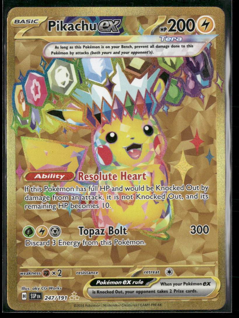 SV08: Surging Sparks Pikachu ex #247/191