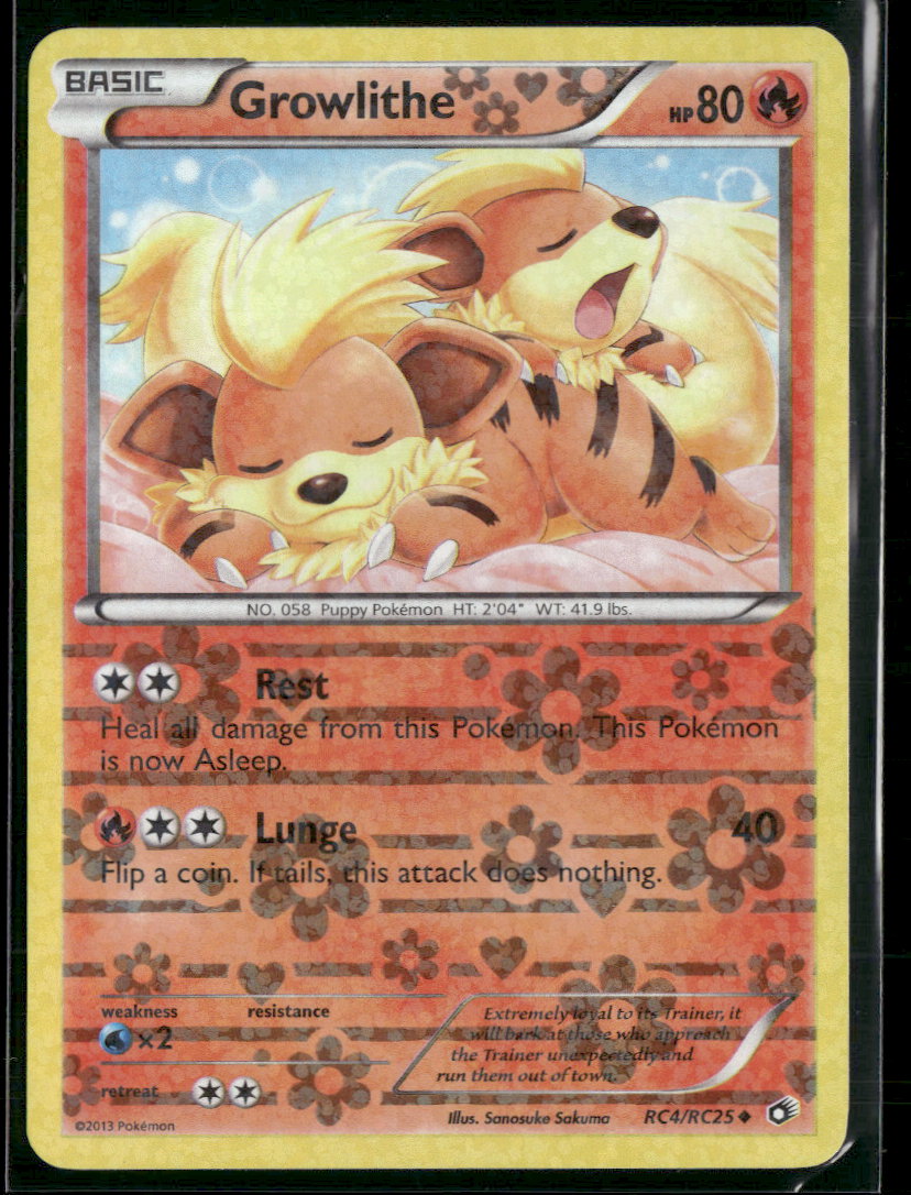 Legendary Treasures: Radiant Collection Growlithe #RC4/RC25