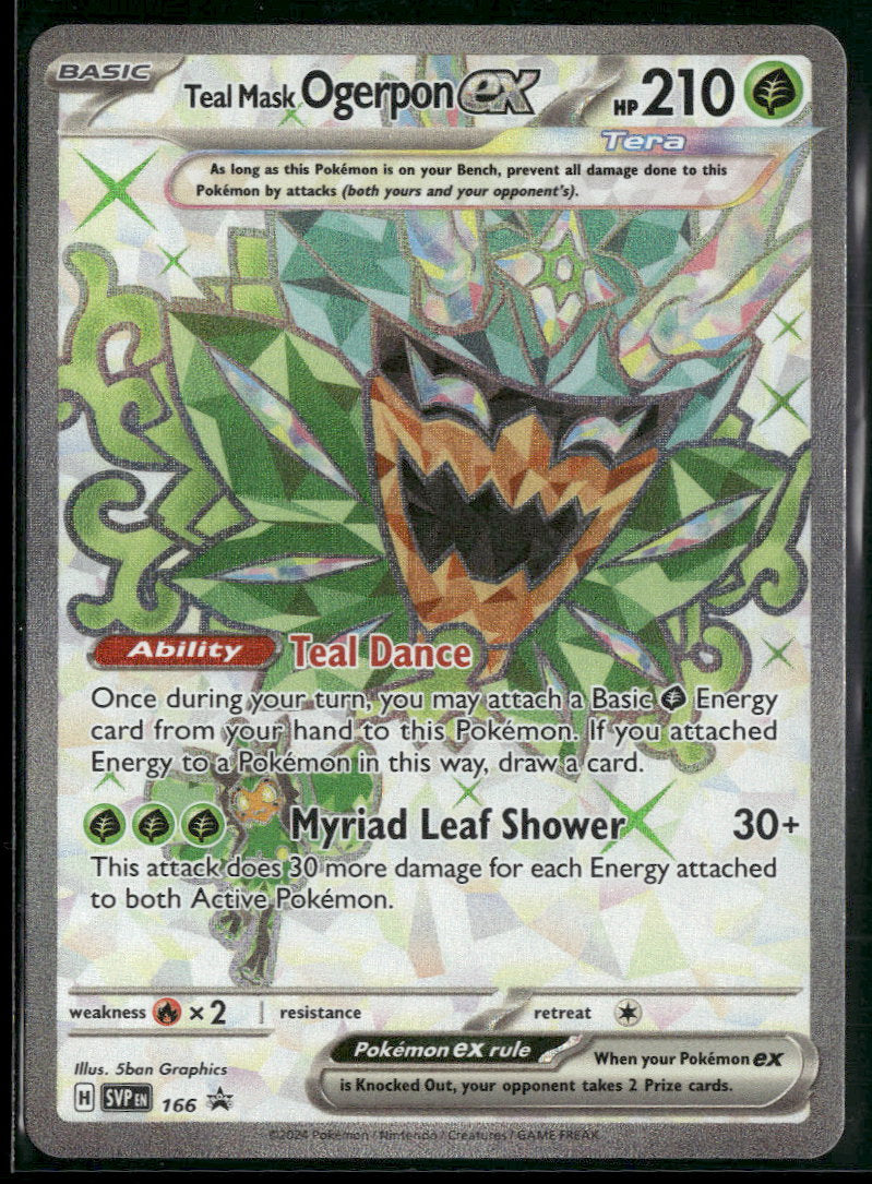 SV: Scarlet & Violet Promo Cards Teal Mask Ogerpon ex #166