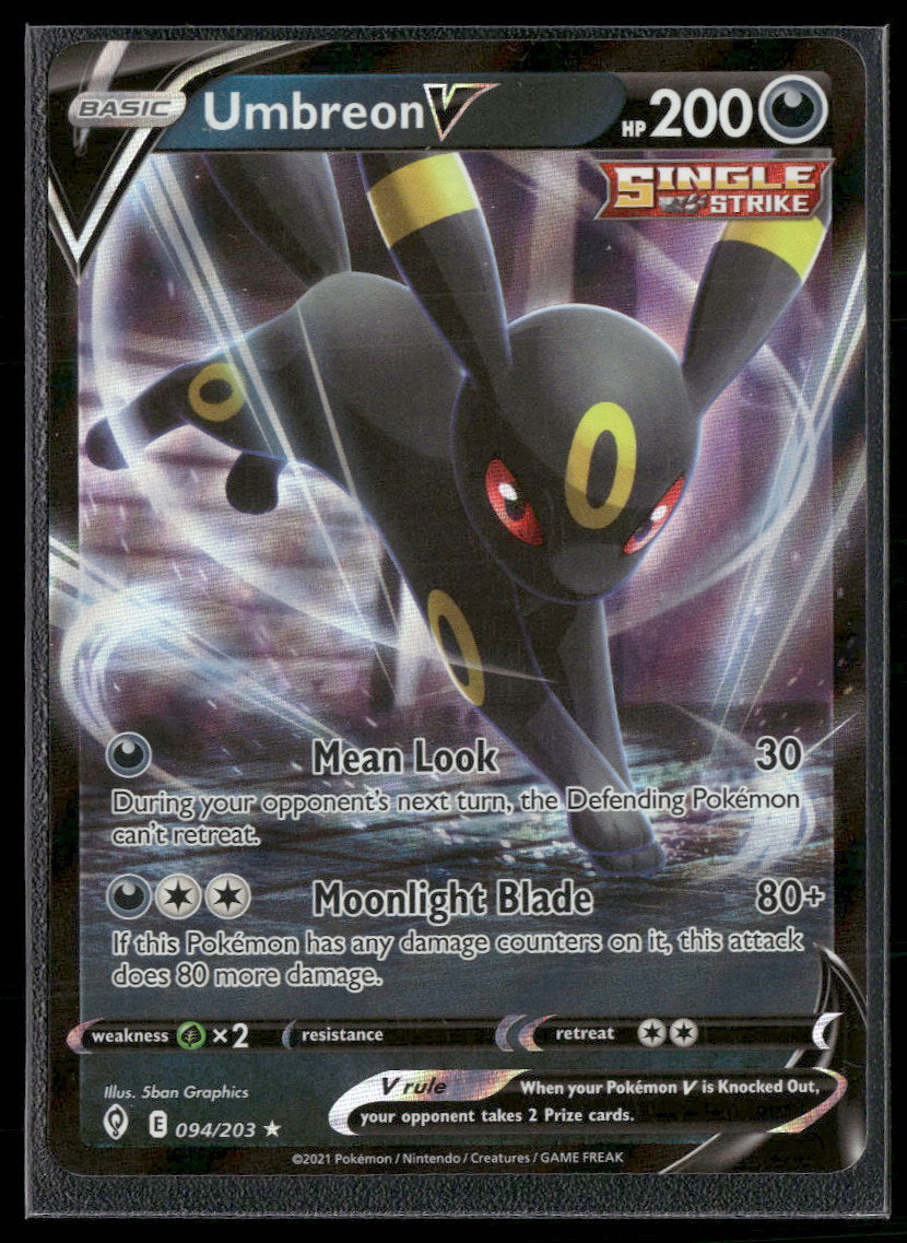 SWSH07: Evolving Skies Umbreon V #094/203