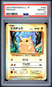 2023 Pokemon Japanese Charizard & Ho-Oh Ex Deck Pikachu 10 PSA #008