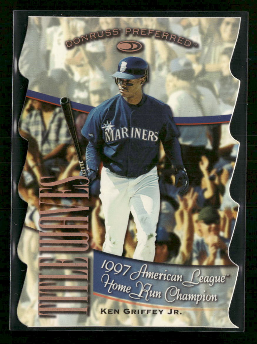 1998 Donruss Preferred Title Waves Ken Griffey Jr. #/1997 #8