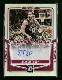 2024-25 Donruss Optic Signature Series Jaylon Tyson Auto #SS-JTY