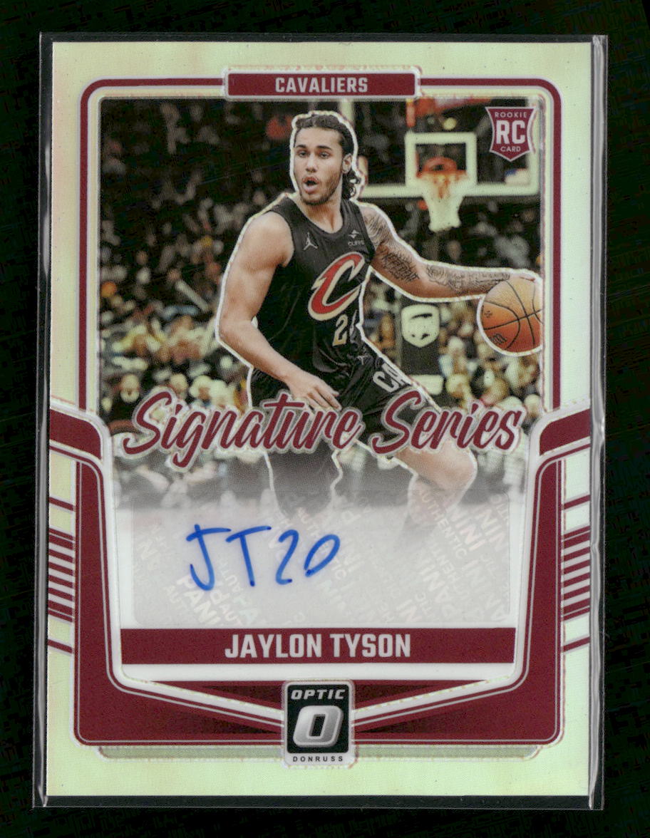 2024-25 Donruss Optic Signature Series Jaylon Tyson Auto #SS-JTY