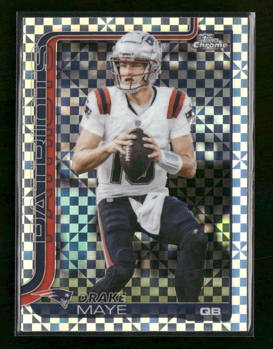 2025 Topps Chrome X-Fractor Drake Maye #207