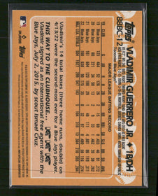 2023 Topps Chrome 1988 Topps Baseball 35th Green Vladimir Guerrero Jr. /99