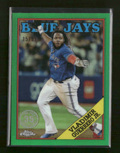 2023 Topps Chrome 1988 Topps Baseball 35th Green Vladimir Guerrero Jr. /99