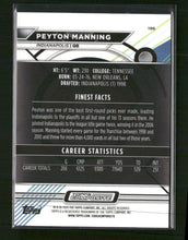 2023 Topps Composite Finest Blue Refractor Peyton Manning #/199 #196