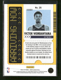 2023-24 Hoops Arriving Now Victor Wembanyama #26