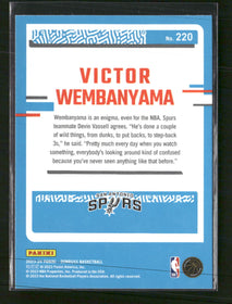 2023-24 Donruss Victor Wembanyama Rookie #220
