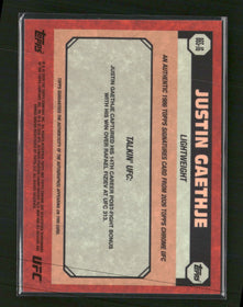 2026 Topps Chrome UFC 1986 Topps Signatures Justin Gaethje Auto #86S-JG