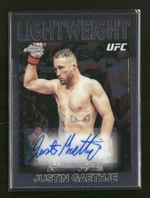 2026 Topps Chrome UFC 1986 Topps Signatures Justin Gaethje Auto #86S-JG