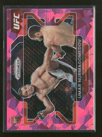 2022 Panini Prizm UFC Pink Ice Umar Nurmagomedov Rookie #32