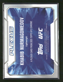 2025 Topps Chrome UFC Plexus Orange Refractor Khabib Nurmagomedov #/25 #PLX-14