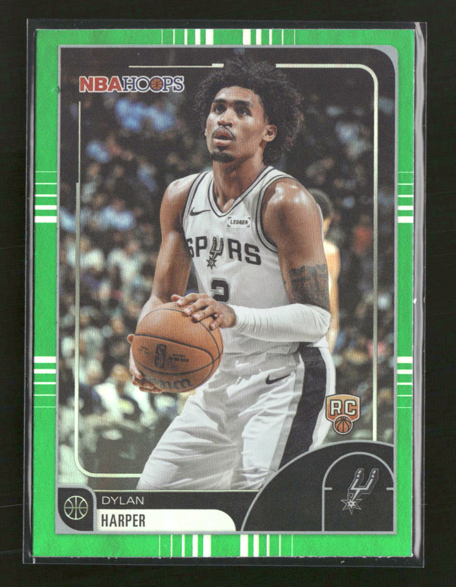 2025-26 Hoops Green Foil Dylan Harper Rookie #7