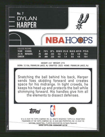 2025-26 Hoops Orange Hoops Dylan Harper Rookie #7